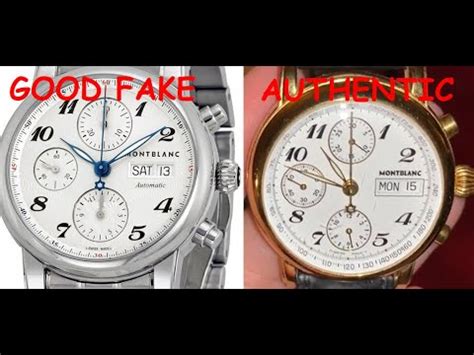 how to check fake montblanc watch|are mb watches real.